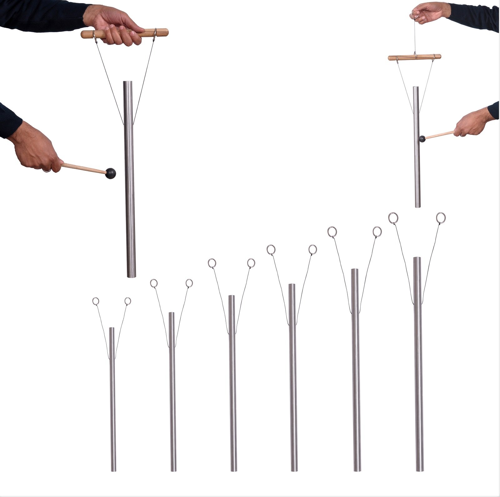 Tuningforkshop 6 Sacred Solfeggio Healing Tuned Pipes Including 528 Hz Louder Than Tuning