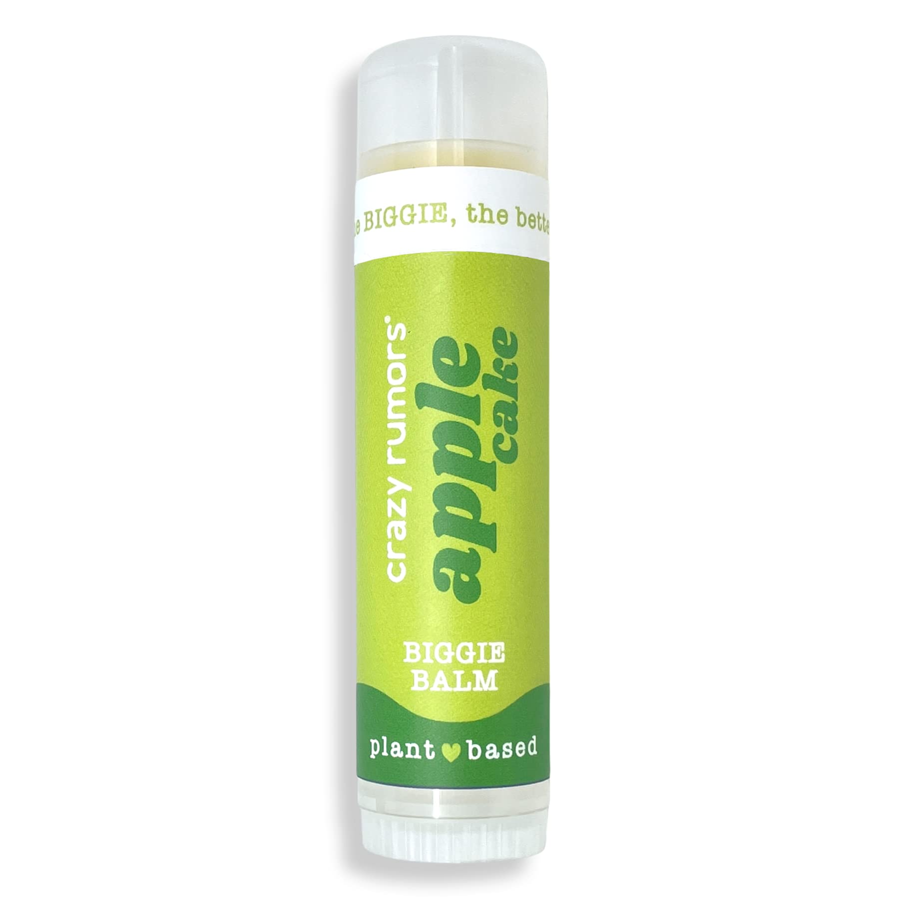 Crazy Rumors Apple Cake BIGGIE Soothing Lip Balm Stick for Dry Lips, 4 X bigger size, 100% Natural & Vegan