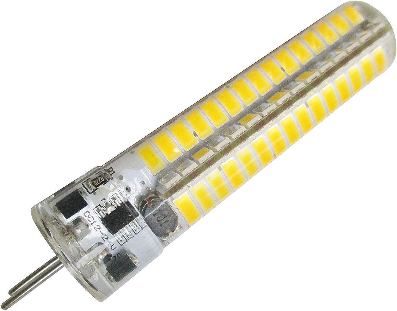 GLMING GY6.35 7W 120-5730SMD LED Bulb Incandescent lamp Replacement DC12~24V AC12V Warm White Pack of 2
