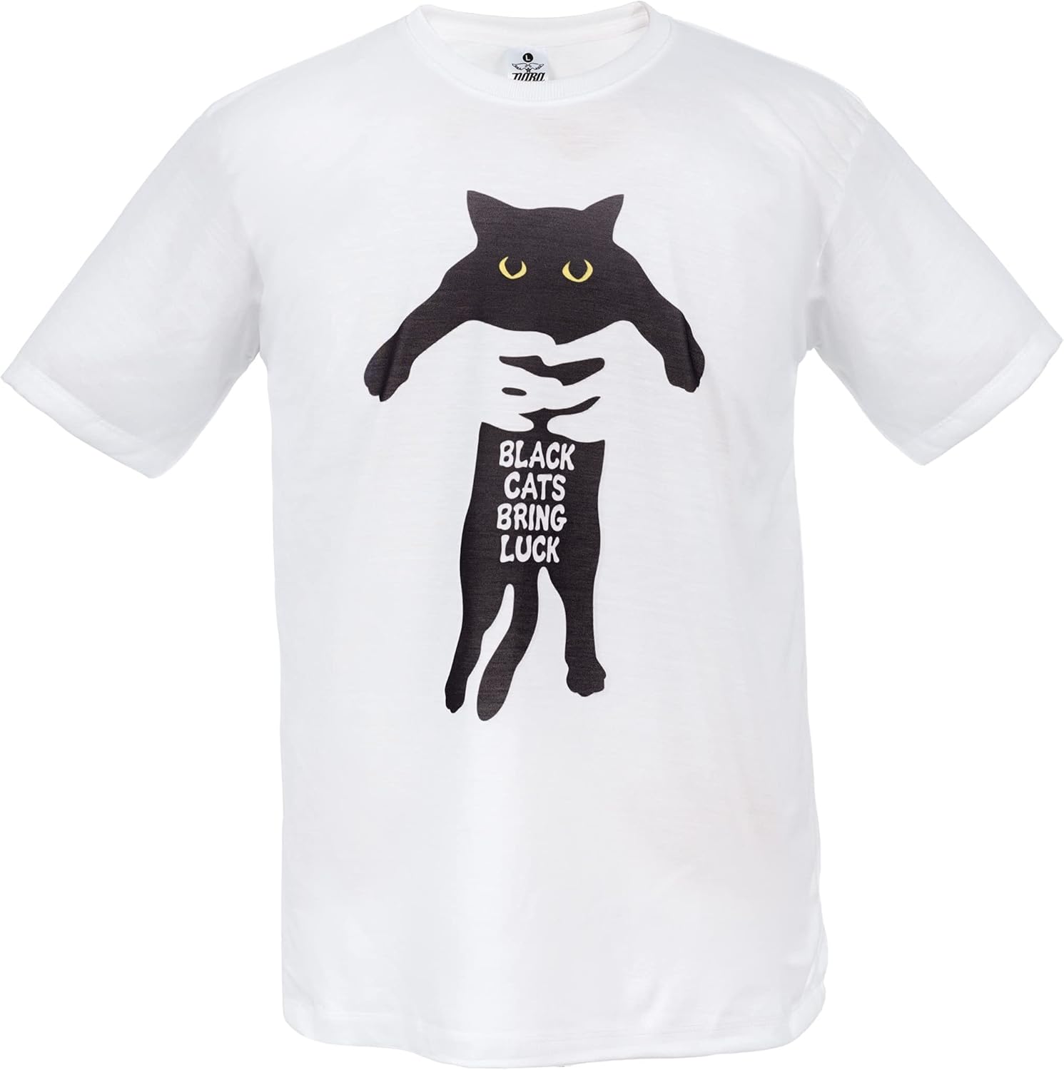Amazon Tシャツ メンズ 半袖 おもしろtシャツ 猫 黒猫 レディース プレゼント おもしろ 白 ねこ Tシャツ カットソー 通販