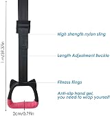 PenuSpt Gymnastics Rings for Kids with Straps 200kg Load Non-Slip view 6