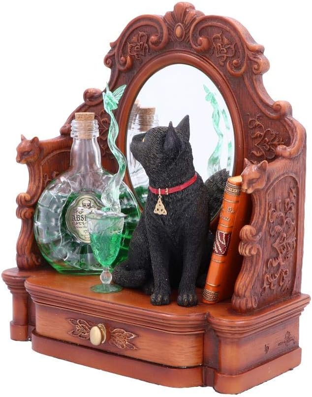 Nemesis Now B4955R0 Lisa Parker Absinthe Cat and Green Fairy Figurine, 21.5cm - Image 5