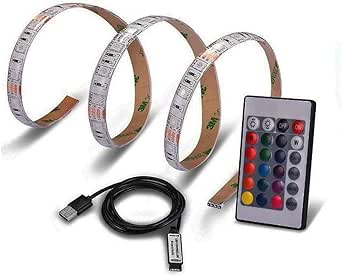 UltraFire Tira LED 5V 3 Metro,USB Tiras Led RGB 5050 SMD Multicolor Kit