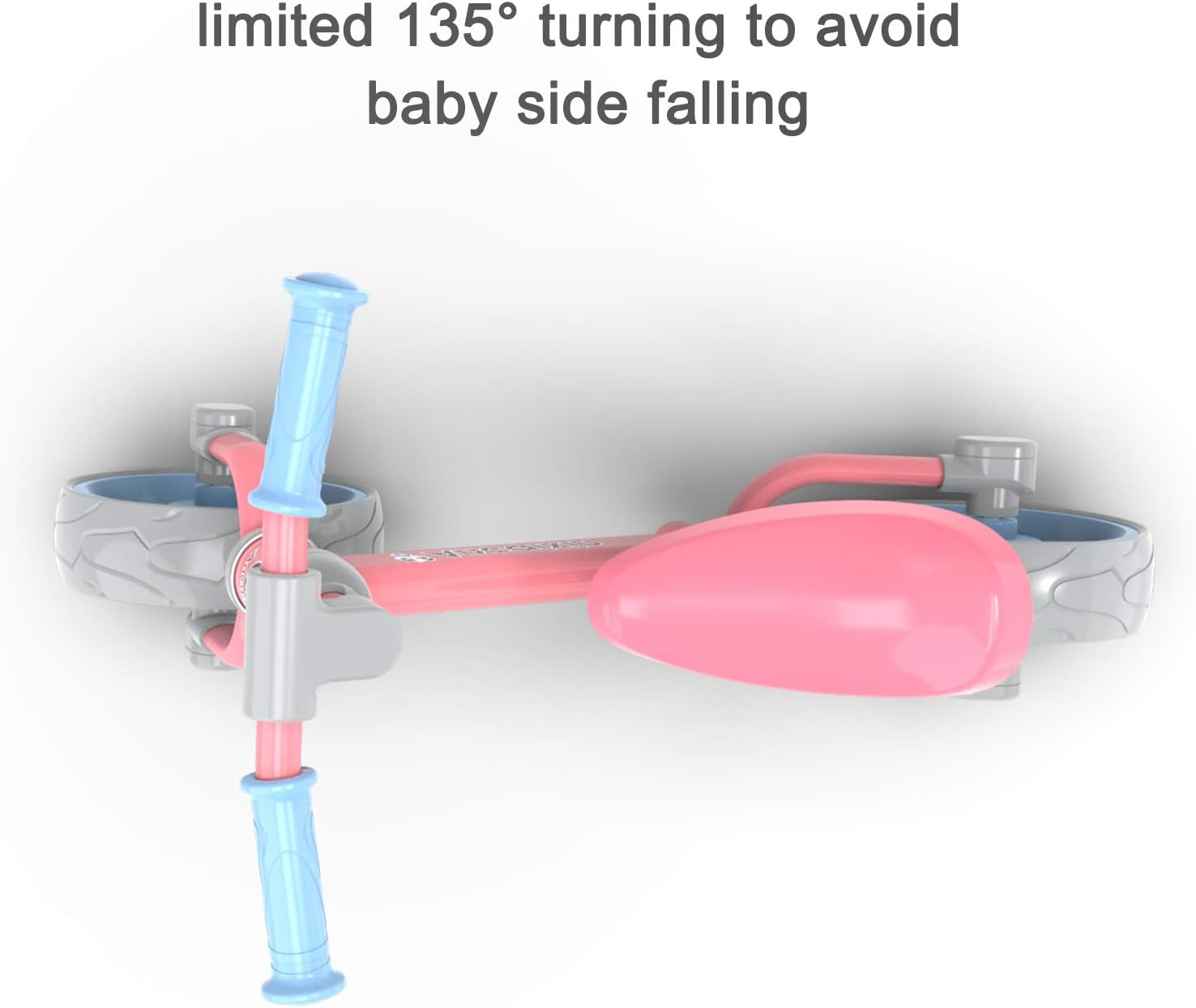 YGJT Kids Balance Bike Riding Toys for 3-6 Year Old Boys Girls Indoor Outdoor Toddler Bike Christmas Birthday Gifts (Pink): Toys & Games