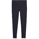 Izod Girls School Uniform Adaptive Chino Pants, Adjustable Waistband & Faux Buttons, Velcro Closure