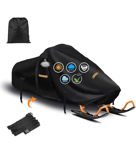 SBU 300 Denier Snowmobile Cover - Fits Arctic Cat, Polaris, Ski Doo, Yamaha (Up To 125L)