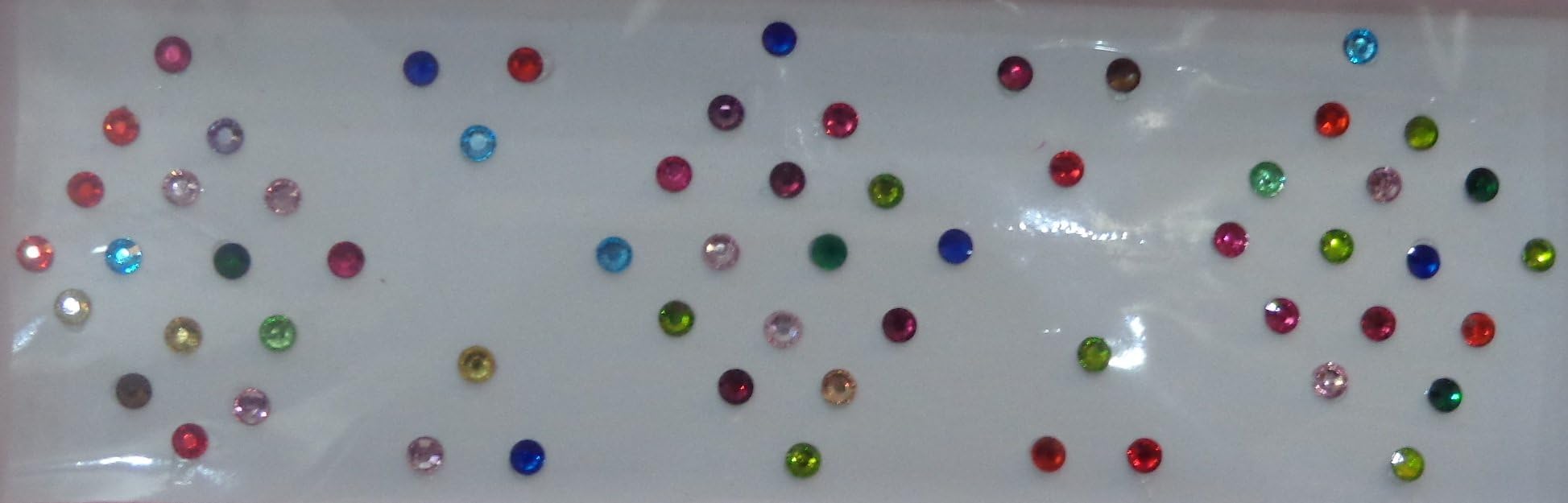 Indian Bollywood Crystal Bindi Dot Self Adhesive Body Art Sticker Tikka
