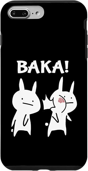 Amazon Com Iphone 7 Plus 8 Plus Anime Japanese Funny Baka Rabbit Slap Case