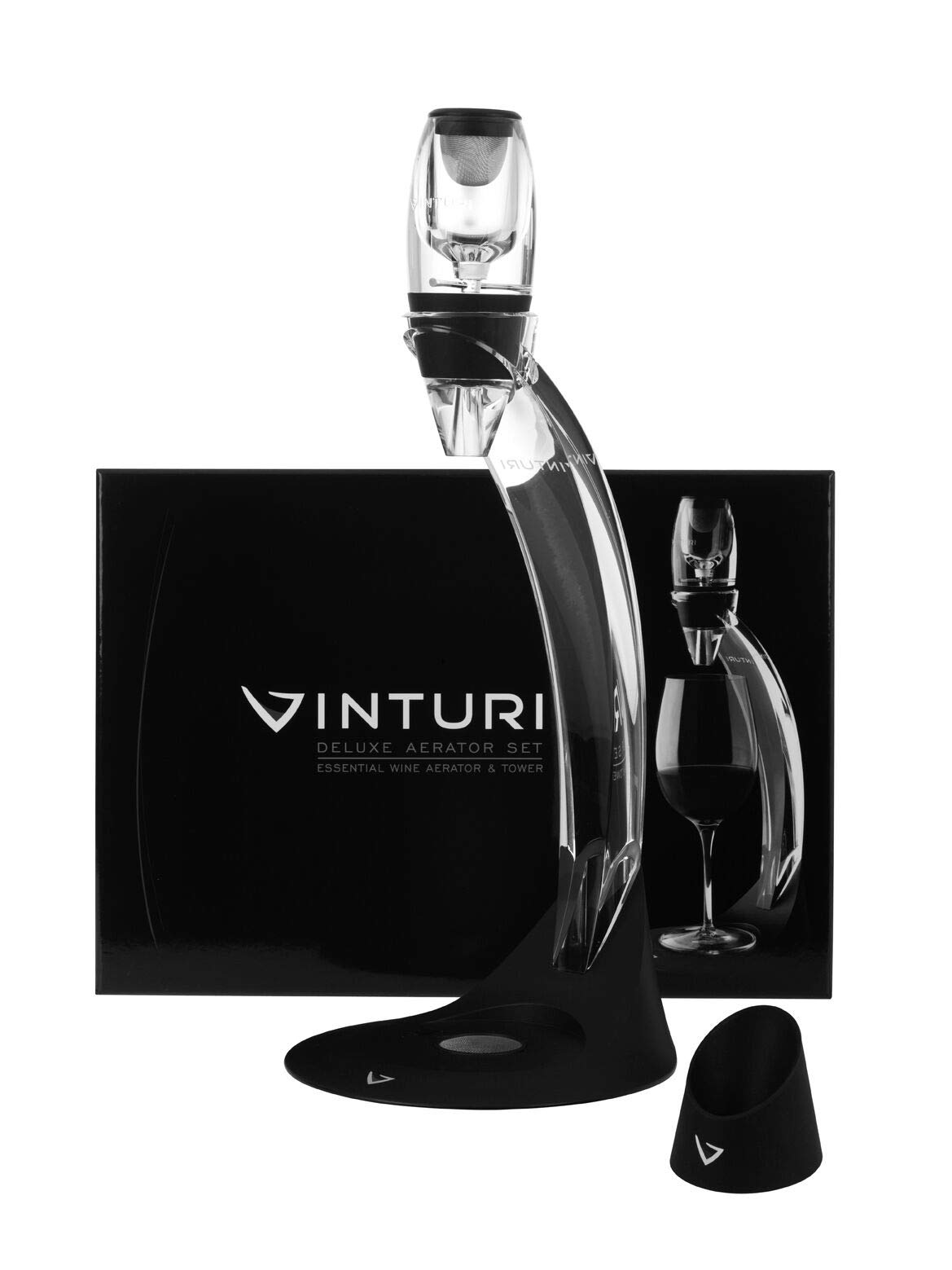 Vinturi V1071 Deluxe Essential Red Wine Aerator Pourer and Decanter