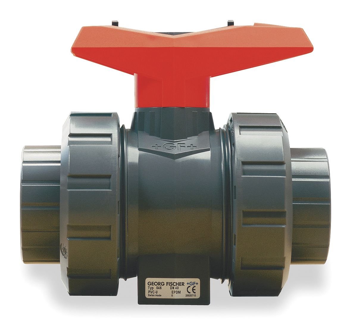 GF 161.546.343 Type 546 Ball Valve, PVC with EPDM Seals, 3/4