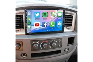 2+64G Double Din Car Stereo for Dodge Ram 1500 2500 3500 2006-2008, 10 inch Touch Screen Radio for Dodge Ram Head Unit with W