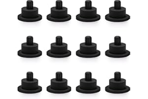 AHULIAO 815689 Stove Grate Rubber Feet Fit Wolf CT Gas Cooktop, GR Series Gas Range Burner Grate Rubber Feet Pad, Burner Grate Feet Bumpers Also Fit Other Brand Stove - 12 Pack