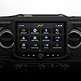 Stinger HORIZON10 10.1" Jeep Wrangler JL (2018-23)/Gladiator JT (2020-23) Flush Stereo Radio Kit IP65 Touchscreen, Certified Wireless CarPlay/Android Auto, Off-Road Gauges, HDMI, USB, Bluetooth