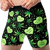 Mens Lipstick Kisses All Over Boxer Briefs Valentines Day Underwear