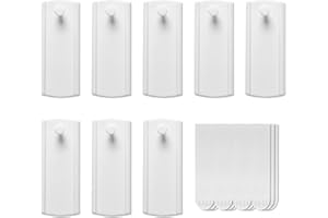 Large Universal Frame Hanger, 8 Picture Hangers, 12 Large Adhesive Strips, Damage Free Picture Hanging Hooks Heavy Duty, No N