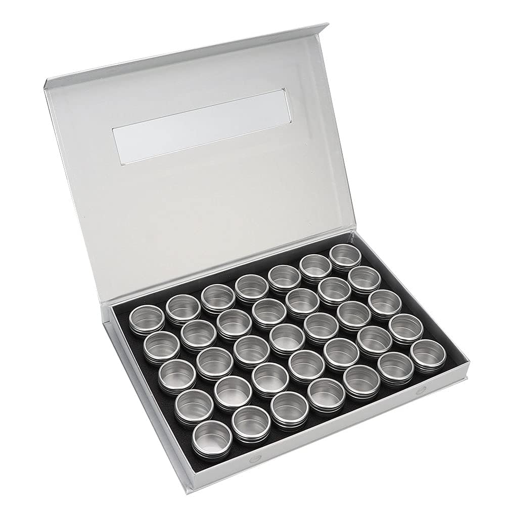 35 Slots Diamond Painting Storage Containers, Plastic Bead Storage Organiser Box Diamond Painting Accessories Shockproof Container Jars for Diamond Dot Painting Beads, Jewellery, DIY Nail Art