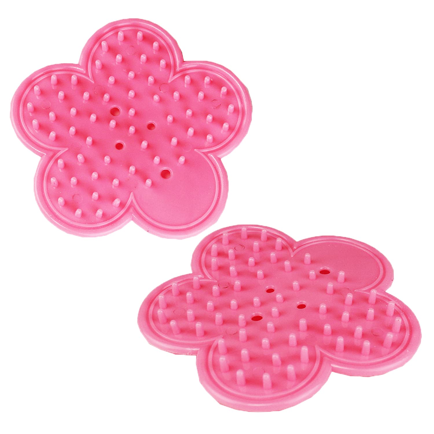 DUXUANT 2 Pieces Thorn Leaf Stripper Professional Rose Leaf Thorn Stripper Kit Wire Stripper Tool Thorn Remover for Roses Flower Arrangements (Pink)