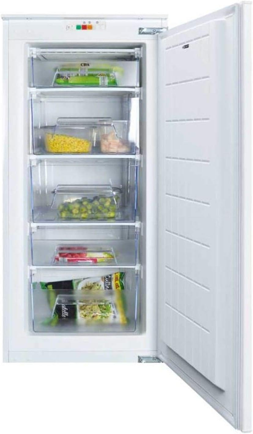 CDA 130 Litre Integrated Upright In-Column Freezer - White