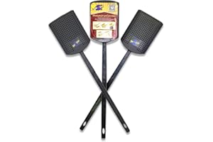 Swat-N-Scoop, Heavy Duty Fly Swatter and Spider Catcher and Release. Insect Fly Catchers for Inside Home. House Fly Swatter or Humane Bug Catcher with Built in Insect Scoop. (3, Charcoal)