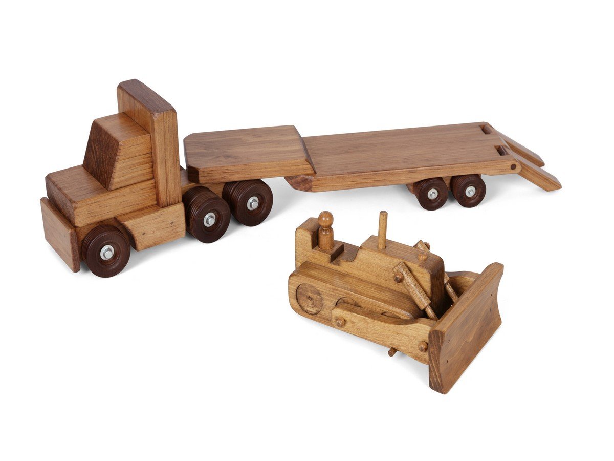 large wooden truck