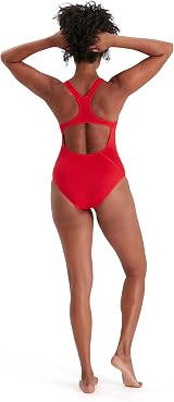 Speedo Women's Eco Endurance+ Medalist Swimsuit Athletic Fit Chlorine Resistant view 3