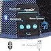 Bluetooth Hat,Qshell Rechargeable Audio Beanie Fashional Double Knit Skully Cap with Wireless Stereo Headphone Headset Earphone Speakerphone Mic for Sports Skating Hiking Camping Christmas Gift-Blue