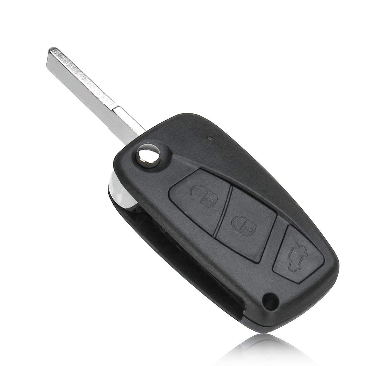 MOMOALA 3 Buttons Flip Remote Key Case Cover compatible with Peugeot Bipper Boxer Expert Partner