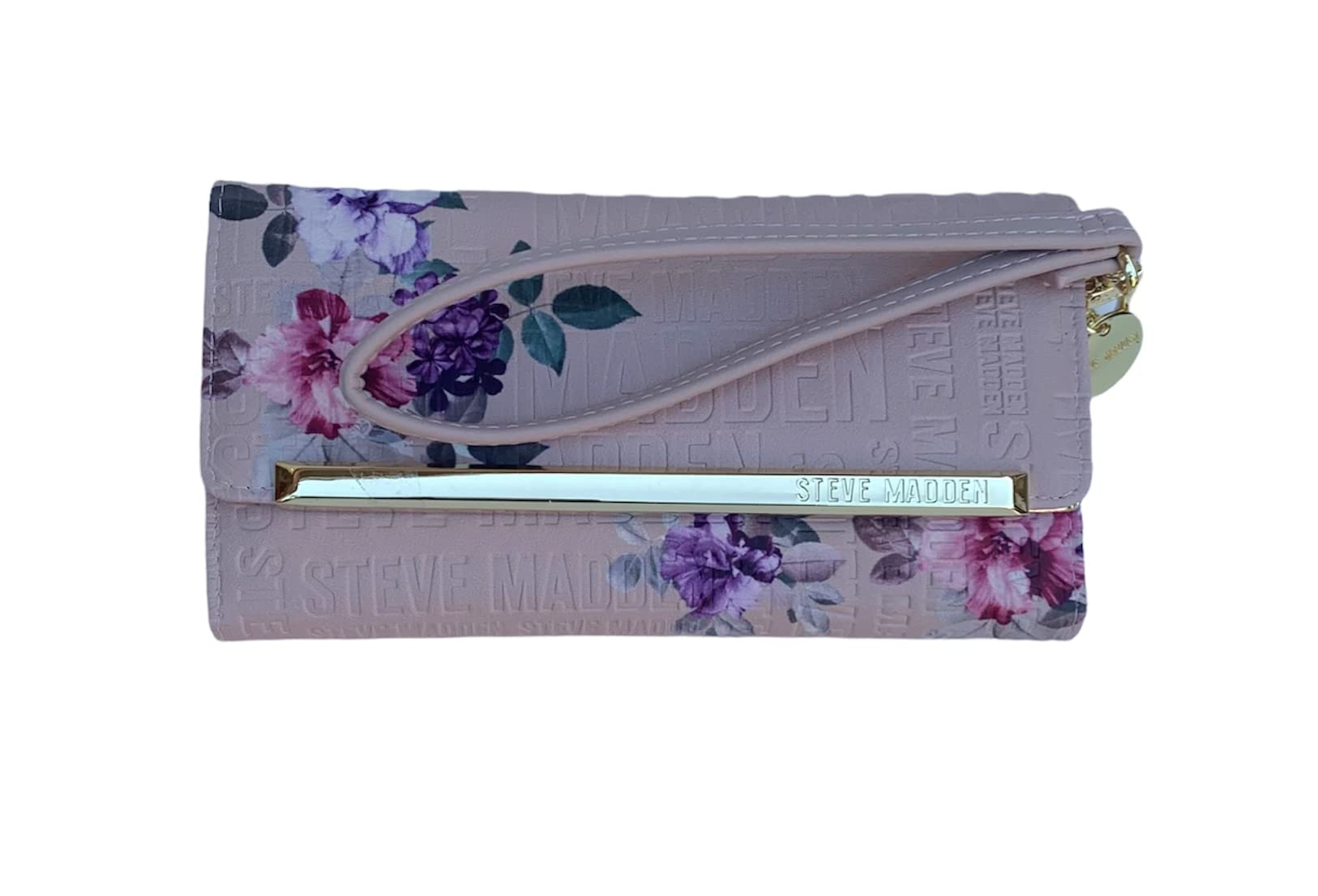 Steve Madden LOGOBAR TRIFOLD Wallet Wristlet