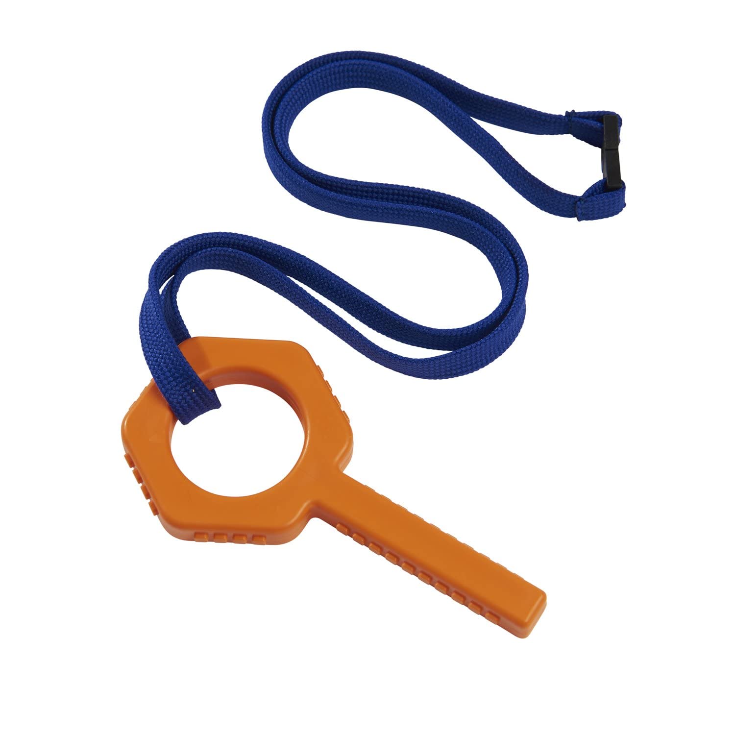 Sensory Direct Chewbuddy Pl!ng Tuff - Pack of 1, Strong Sensory Chew or Teething Aid | for Kids. Adults, Autism, ADHD, ASD, SPD, Oral Motor or Anxiety Needs - Orange