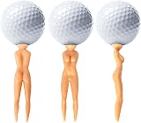 Second Chance Nuddie Novelty Golf Tees Six Pack Ball Marker Divot Tool view 3