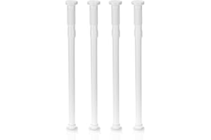 Roe & Moe Telescoping Window Security Guard Bars Prevent Forced Entry - extends from 17-27 inches (4-Pack)