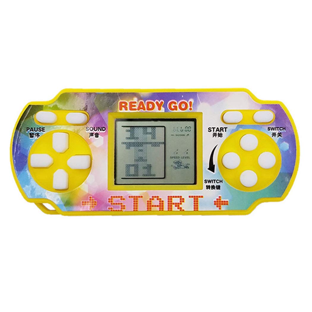 IEnkidu Mini Handheld Game For Tetris Racing Car Puzzle Game Kids Toy