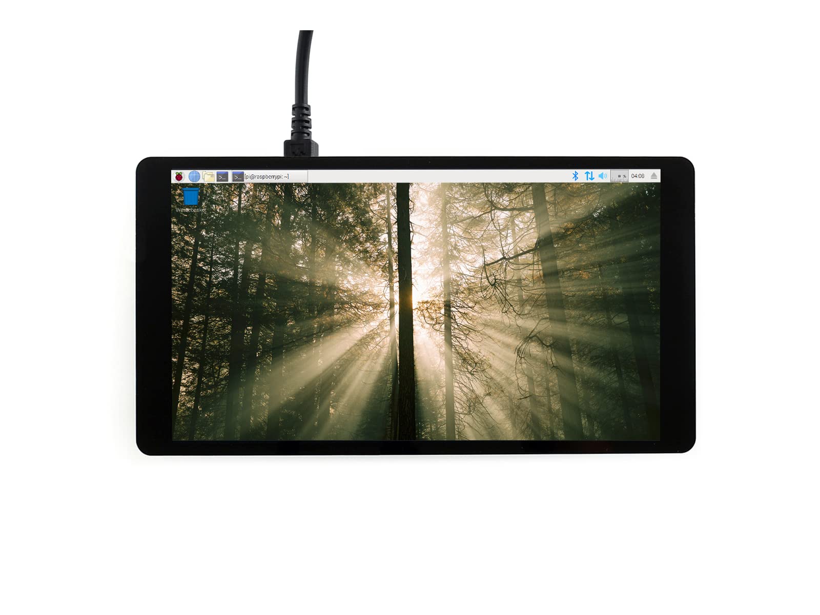 Waveshare 5.5inch Capacitive Touch AMOLED Display, 1080×1920 Resolution HDMI Screen, Compatible with Raspberry Pi 4B/3B+/3A+/3B/2B/1B+/1A+/Zero 2 W/Zero W/Zero/Jetson Nano/PC