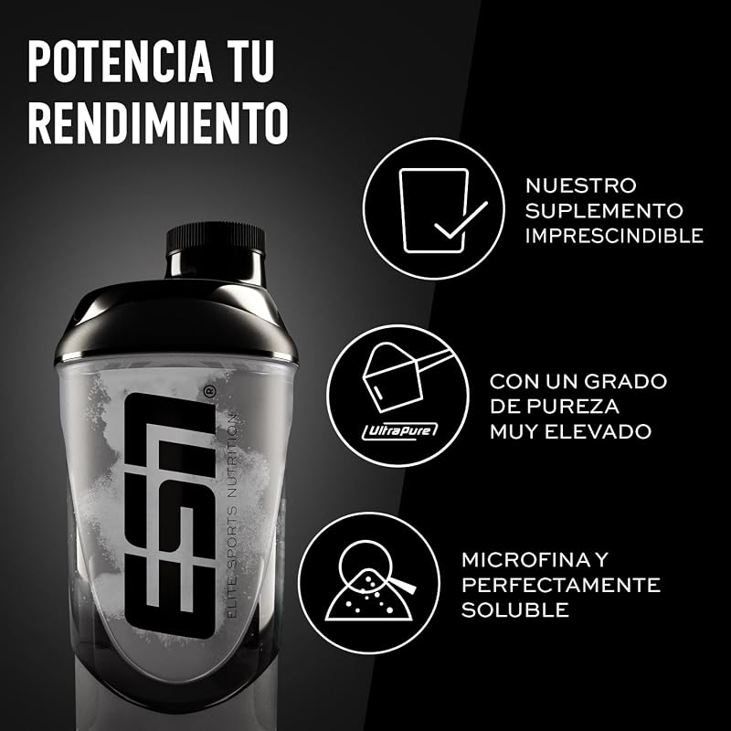 Creatina Monohidratada Ultrapura, 250 g, 71 doses, pó de creatina, microfina e idealmente solúvel, vegan - feita na Alemanha (o design pode variar)