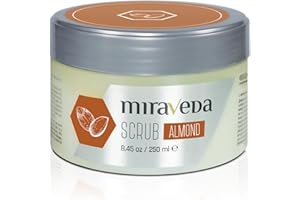 Miraveda by Italwax Almond Scrub - 250ml / 8.45fl.oz - With coconut and almond oil – Ideal for hand care