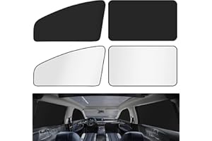 XCBYT Car Window Shades - 4 Pack Car Window Covers Double-Sided Car Privacy Curtains for Breastfeeding, Napping, Dressing, Camping