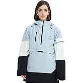 HIGH EXPERIENCE Ski Jacket Snowboard Anorak Coat Pullover Baggy Snow Hooded Insulated Hoodie Waterproof Warm for Women Men