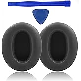 Replacement Ear Pads for Sony WHXB910N Headset Sony WH-XB910 XB910N Extra Bass Noise Cancelling Headphones, Replacement Ear Pads Cushion Cover Comfortable Durable Cushion (Black)