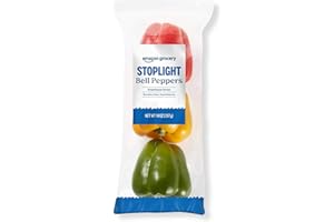 Amazon Grocery, Stoplight Bell Peppers, 3 Ct (Previously Fresh Brand, Packaging May Vary)