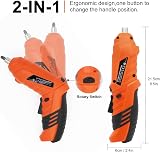MQUPIN 49 in 1 Electric Drill Screwdriver Cordless LED Light USB Charger view 3