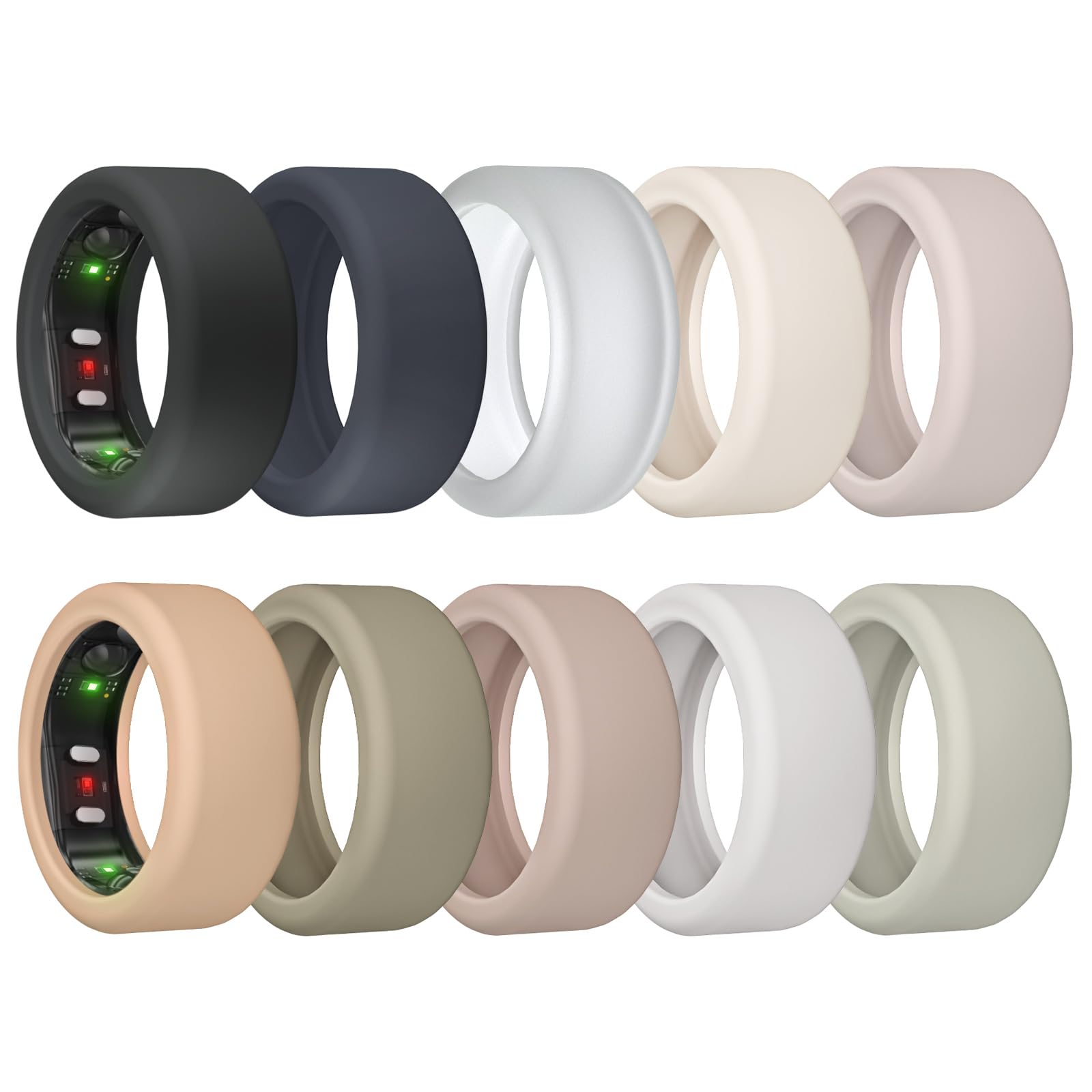 MAKCPOIMER 10 Pack Ring Cover for RingConn Gen