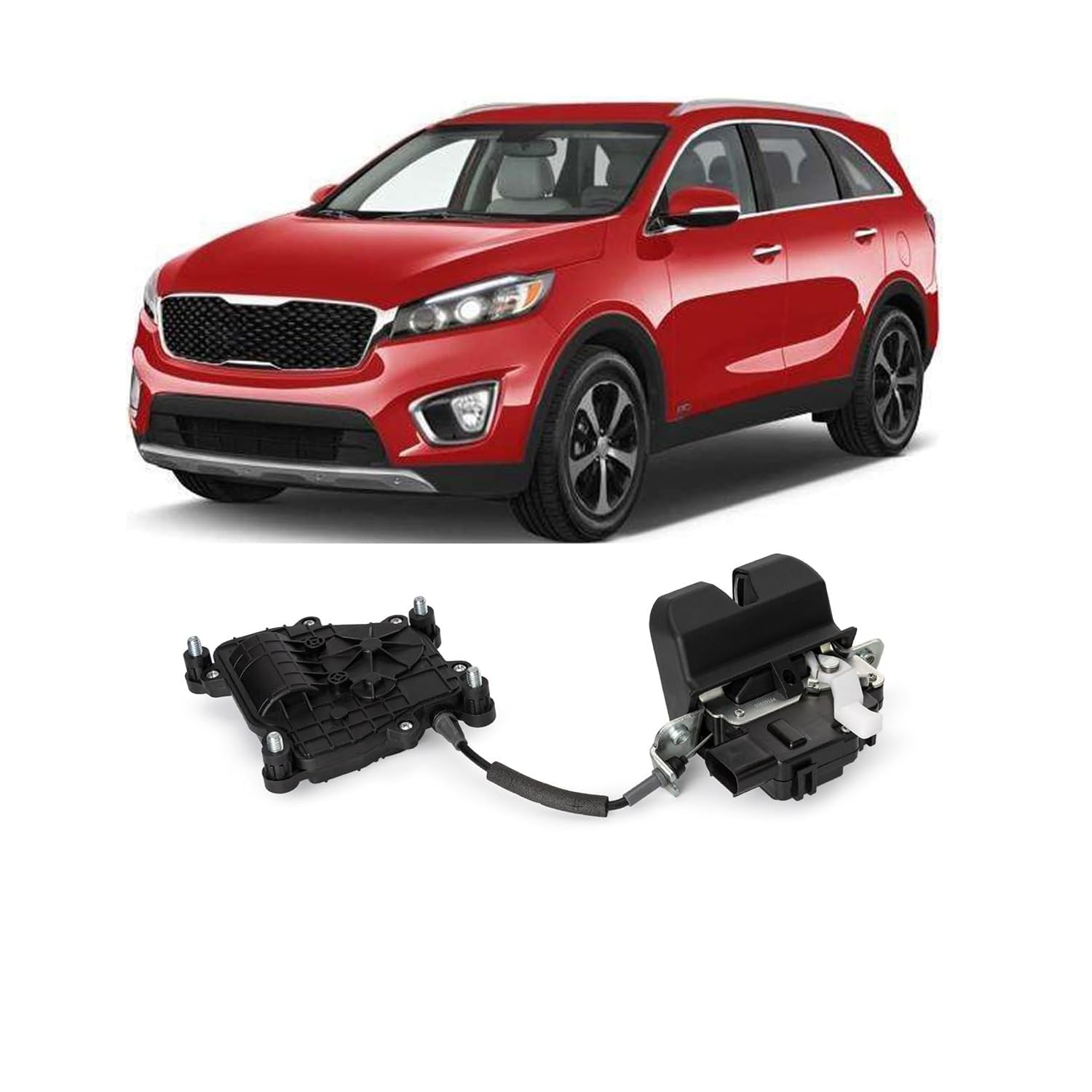 Photo 1 of FANHAY Rear Tailgate Truck Lid Lock Latch Actuator for Kia Sorento 2016-2020 Sport Utility 81230C5100 81230-C5100