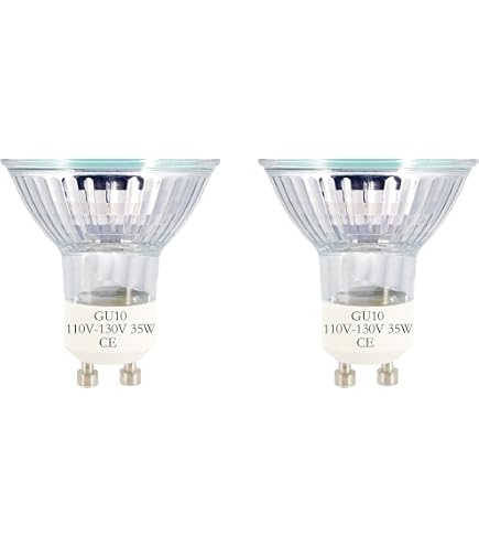 Gu10 Halogen 3-Pack Bulbs 50W 110V - Dimmable Warm White, High ...