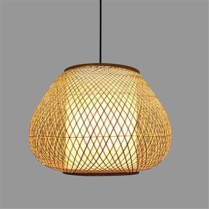Amazon Com Chuanhan Ceiling Fan Light Chandelier Lightings Bamboo