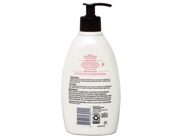 AVEENO CREAMY MOISTURIZING OIL – 12 OZ – 2 PK