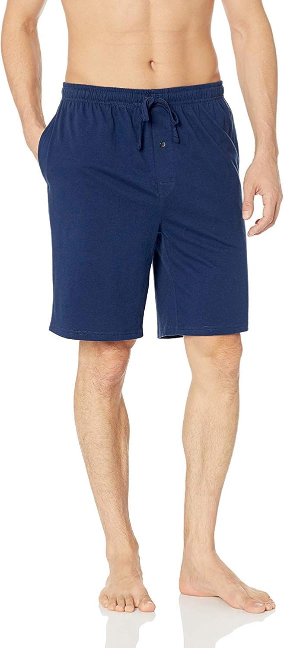 SGNOIEY Men's Sleep Shorts, 100 Cotton Knit Sleep Shorts & Lounge Wear