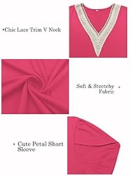 Plus Size Hot Pink Top Oversized Short Sleeve