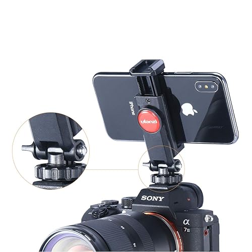 ST-06 Camera Hot Shoe Phone Tripod Mount Adapter 360 Rotation