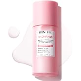 SKINTIFIC Niacinamide Brightening Essence Toner, Boost Radiance, 2.67 fl.oz | Evens Skin Tone, Minimizes Pores, Skin Barrier,Easy-to-Absorb. Gentle 1% Glycolic Acid + Niacinamide + PHA Toner, hydrates
