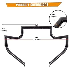 Kinglemc Crash Bar Engine Guard Highway Bar for